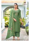 Hoor By Woodee Viscose Gadhwal Kurti With Bottom Dupatta 